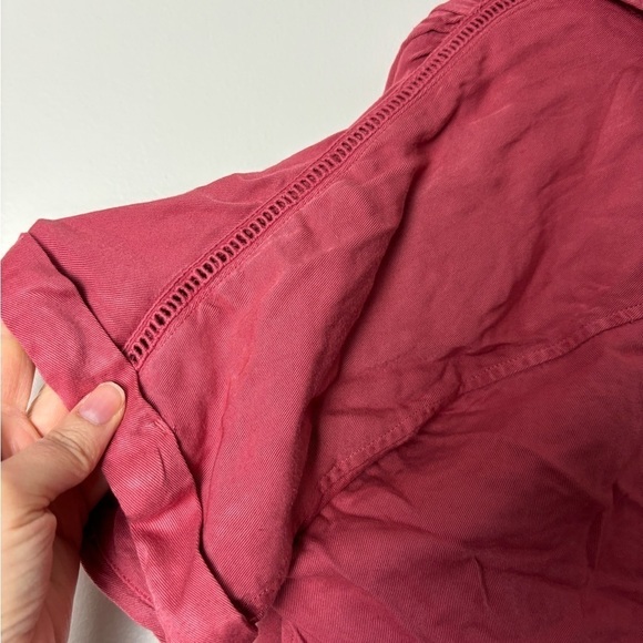 MAURICES • NEW Women’s Viscose Button Down Short Sleeve Blouse Pockets Size M - Picture 6 of 6